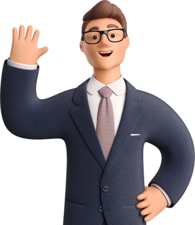 Person working at desk illustration